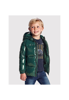 Mayoral Пухено яке 4421 Зелен Regular Fit - Pepit.bg