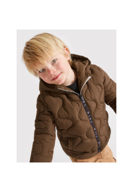 Mayoral Пухено яке 4468 Кафяв Regular Fit - Pepit.bg