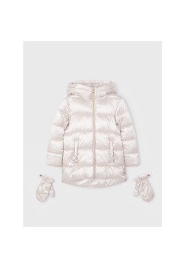 Mayoral Пухено яке 4490 Бежов Regular Fit - Pepit.bg