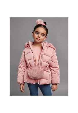 Mayoral Пухено яке 4492 Розов Regular Fit - Pepit.bg