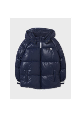 Mayoral Пухено яке 7416 Тъмносин Regular Fit - Pepit.bg