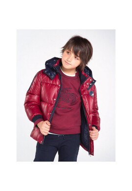 Mayoral Пухено яке 7467 Бордо Regular Fit - Pepit.bg