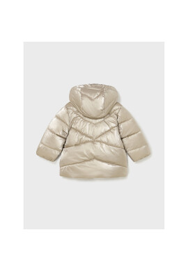 Mayoral Пухено яке 2.421 Бежов Regular Fit - Pepit.bg