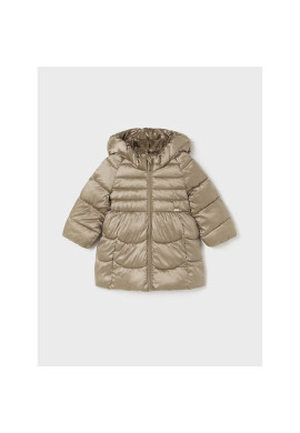 Mayoral Пухено яке 2.425 Кафяв Regular Fit - Pepit.bg
