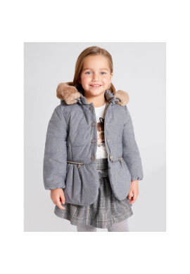 Mayoral Пухено яке 4486 Сив Regular Fit - Pepit.bg