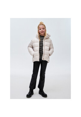 Mayoral Пухено яке 7.412 Екрю Regular Fit - Pepit.bg