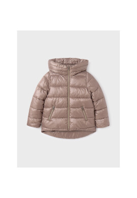 Mayoral Пухено яке 7.412 Кафяв Regular Fit - Pepit.bg