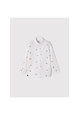 Mayoral Риза 4186 Бял Slim Fit - Pepit.bg