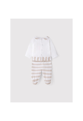 Mayoral Комплект блуза и ританки 1590 Бял Regular Fit - Pepit.bg