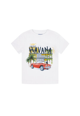 Mayoral Тишърт 1026 Бял Regular Fit - Pepit.bg
