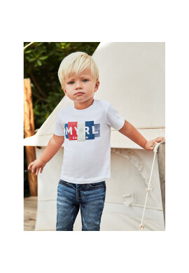 Mayoral Тишърт 106 Бял Regular Fit - Pepit.bg