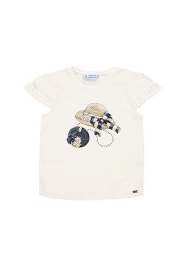 Mayoral Тишърт 3001 Бял Regular Fit - Pepit.bg
