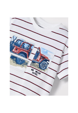 Mayoral Тишърт 3004 Бял Regular Fit - Pepit.bg