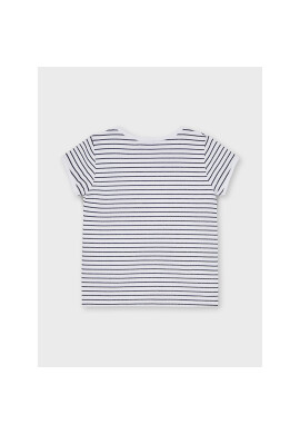 Mayoral Тишърт 3012 Бял Regular Fit - Pepit.bg