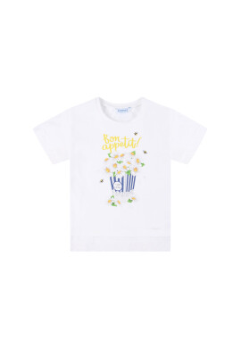 Mayoral Тишърт 3013 Бял Regular Fit - Pepit.bg