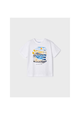 Mayoral Тишърт 3023 Бял Regular Fit - Pepit.bg