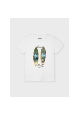 Mayoral Тишърт 3030 Бял Regular Fit - Pepit.bg