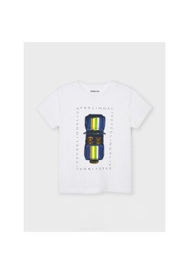 Mayoral Тишърт 3039 Бял Regular Fit - Pepit.bg