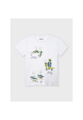 Mayoral Тишърт 3043 Бял Regular Fit - Pepit.bg