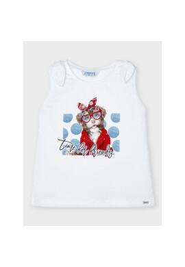 Mayoral топ 3025 Бял Regular Fit - Pepit.bg