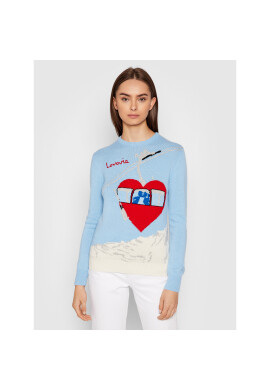 MC2 Saint Barth Пуловер New Queen C QUE0018 EMLV31 Син Regular Fit - Pepit.bg