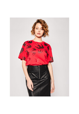 MCQ Alexander McQueen Тишърт 583305 ROT43 6109 Червен Regular Fit - Pepit.bg