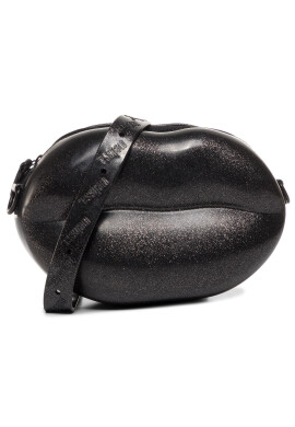Melissa Чанта за кръст Lip Bag 34171 Черен - Pepit.bg