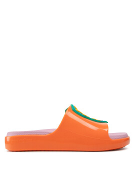 Melissa Чехли Mini Cloud Slide + Fab 33451 Оранжев - Pepit.bg