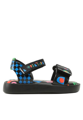 Melissa Сандали Mini Pula Pula + Fabula Bb 33943 Черен - Pepit.bg