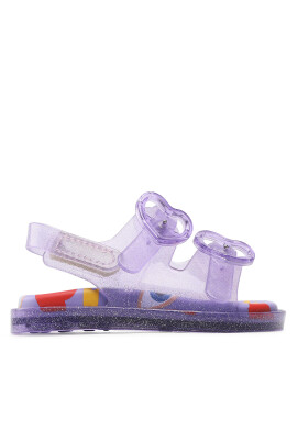 Melissa Сандали Mini Wide Sandal + Cap 33652 Виолетов - Pepit.bg
