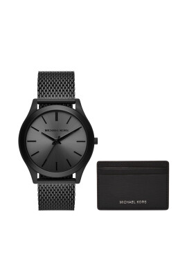 Michael Kors Часовник Slim Runway MK1085SET Черен - Pepit.bg