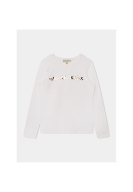 MICHAEL KORS KIDS Блуза R15195 Бял Regular Fit - Pepit.bg