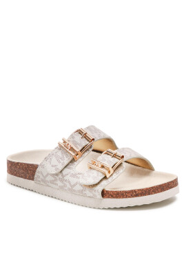 MICHAEL KORS KIDS Чехли Lorek Monogram MK100420 Бежов - Pepit.bg