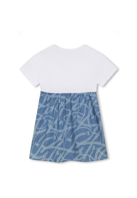 MICHAEL KORS KIDS Рокля R12160 D Син Regular Fit - Pepit.bg
