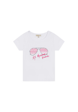 MICHAEL KORS KIDS Тишърт R15192 D Бял Regular Fit - Pepit.bg