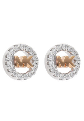 Michael Kors Обици Dnty Logo Stud MKC1508AN931 Сребрист - Pepit.bg