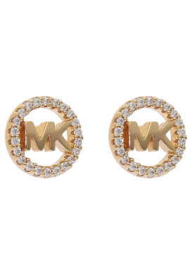 Michael Kors Обици Logo Circle Stud MKC1247AN791 Златист - Pepit.bg