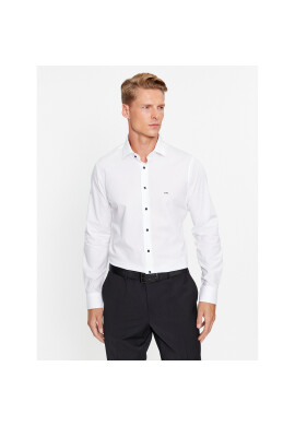 Michael Kors Риза MK0DS01204 Бял Slim Fit - Pepit.bg