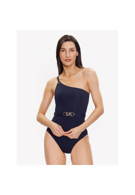 MICHAEL Michael Kors Бански костюм Solid One Shoulder MM1N542 Тъмносин - Pepit.bg