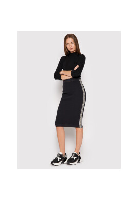 MICHAEL Michael Kors Боди Mock-Neck MF1605H4VR Черен Slim Fit - Pepit.bg