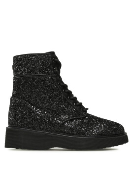 MICHAEL Michael Kors Боти Aniya Lug Bootie 40F3AYFEED Черен - Pepit.bg