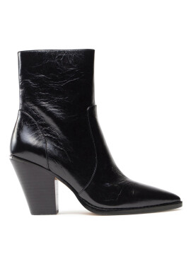 MICHAEL Michael Kors Боти Dover Heeled Bootie 40F3DOHE5L Черен - Pepit.bg