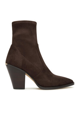 MICHAEL Michael Kors Боти Dover Heeled Bootie 40F3DOHE5S Кафяв - Pepit.bg