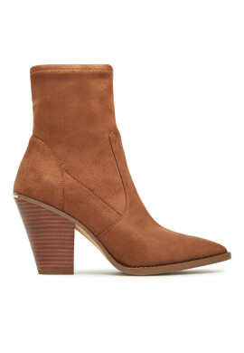 MICHAEL Michael Kors Боти Dover Heeled Bootie 40F3DOHE5S Кафяв - Pepit.bg