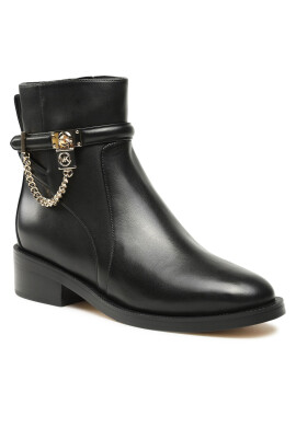 MICHAEL Michael Kors Боти Hamilton Flat Bootie 40F3HAME5L Черен - Pepit.bg