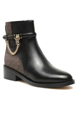 MICHAEL Michael Kors Боти Hamilton Flat Bootie 40F3HAME6L Черен - Pepit.bg