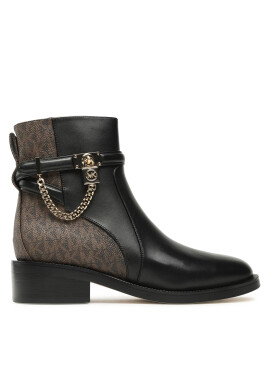 MICHAEL Michael Kors Боти Hamilton Flat Bootie 40F3HAME6L Черен - Pepit.bg