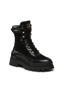 MICHAEL Michael Kors Боти Rowan Lace Up Bootie 40F3RWFE8S Черен - Pepit.bg