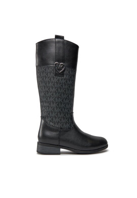 MICHAEL Michael Kors Ботуши Finley Heart MK100786 Черен - Pepit.bg