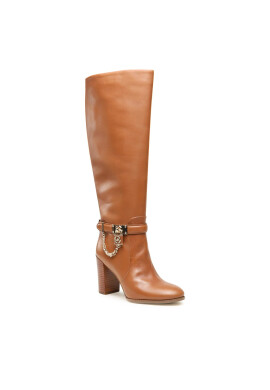 MICHAEL Michael Kors Ботуши Hamilton Heeled Boot 40F3HAHB5L Кафяв - Pepit.bg